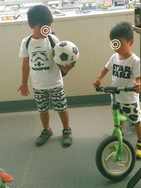 sasさん（キッズ・110cm）の夏コーディネート