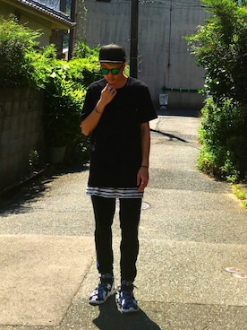 「Marc by Marc Jacobs（マークバイマークジェイコブス）のアイテム（リング）」を使った、Kent .Tさん（メンズ・172cm）の夏コーディネート
