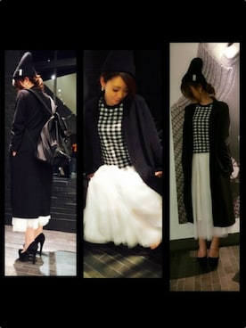 「AZUL ENCANTO」｜「アイテム（ジャケット/アウター）」を使った、高橋彩奈さん（レディース・150cm）の春コーディネート