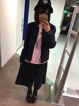 「used mix」｜「アイテム（その他シューズ）」を使った、えりりさん（レディース・162cm）の冬コーディネート