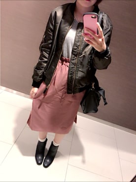 「べっこう柄」｜えりりさん（レディース・162cm）の秋コーディネート