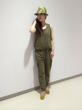 YOKOHAMAスタッフさん(レディース・162cm)の夏コーディネート