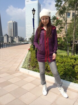 YOKOHAMAスタッフさん（レディース・162cm）の秋コーディネート