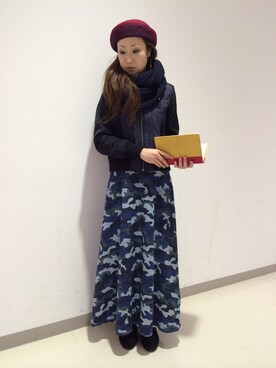 YOKOHAMAスタッフさん（レディース・162cm）の秋コーディネート