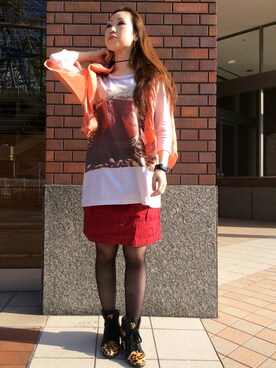 YOKOHAMAスタッフさん（レディース・162cm）の冬コーディネート