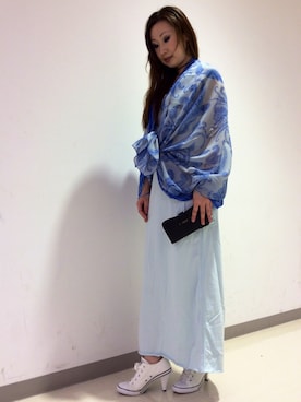 YOKOHAMAスタッフさん（レディース・162cm）の春コーディネート