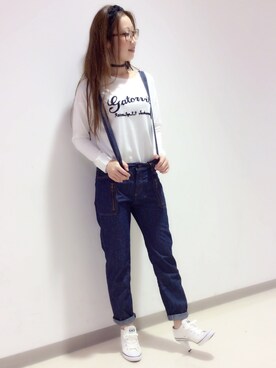 YOKOHAMAスタッフさん（レディース・162cm）の秋コーディネート