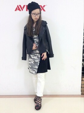 YOKOHAMAスタッフさん(レディース・162cm)の夏コーディネート