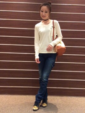 YOKOHAMAスタッフさん(レディース・162cm)の夏コーディネート