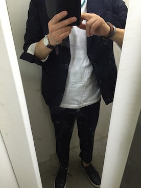 「COMMON PROJECTS（コモンプロジェクト）のアイテム（シューズ）」を使った、Daiさん（メンズ・168cm）の夏コーディネート