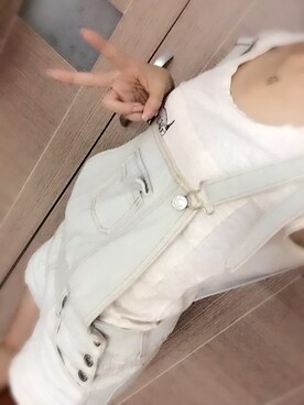 「ONLY T-shirts（オンリーティーシャツ）のアイテム」を使った、Joureeさん（レディース・161cm）の夏コーディネート