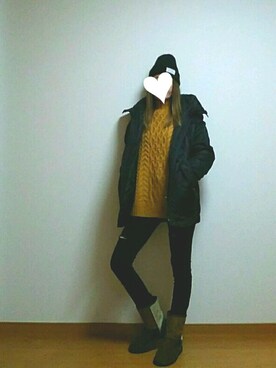 「AVAN LILY（アヴァンリリィ）のアイテム（ナイロンジャケット）」を使った、🔺SHIJU🔺さん（レディース・164cm）の秋コーディネート