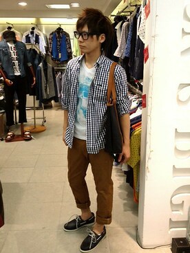 函館メンズビギさん（メンズ・170cm）の夏コーディネート