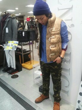 函館メンズビギさん（メンズ・170cm）の冬コーディネート