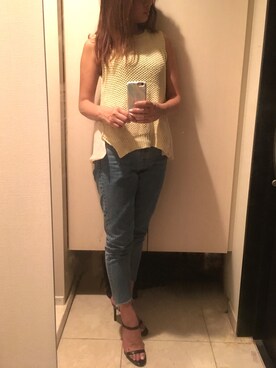 「rienda（リエンダ）のアイテム（PC・スマホグッズ/家電）」を使った、hanaさん（レディース・158cm）の春コーディネート