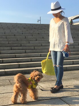 「holiday」｜「アイテム（その他）」を使った、hanaさん（レディース・158cm）の春コーディネート