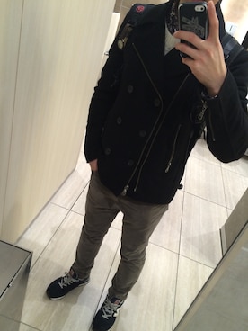 「STREAM TRAIL（ストリームトレイル）のアイテム」を使った、yuu*jiさん（メンズ・177cm）の冬コーディネート