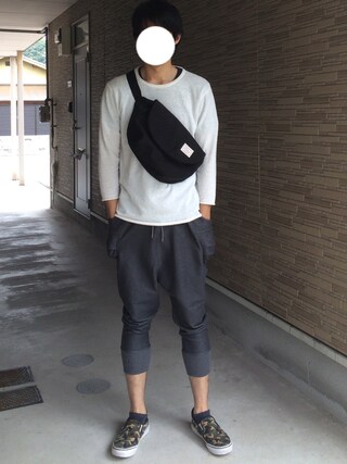 rehacer（レアセル）の「rehacer : Flower Easy Sarouel Pants