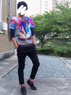 「THE IMAGINARY FOUNDATION（イマジナリーファンデーション）のアイテム」を使った、yuu*jiさん（メンズ・177cm）の夏コーディネート