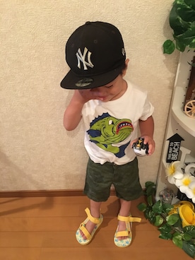 優空 ◡̈⃝さん(キッズ・90cm)の夏コーディネート