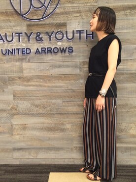 Tomomi Okudaさん（レディース・161cm）の夏コーディネート