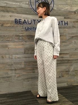 Tomomi Okudaさん（レディース・161cm）の夏コーディネート