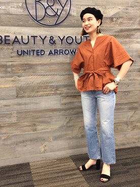 Tomomi Okudaさん(レディース・161cm)の夏コーディネート