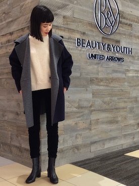 Tomomi Okudaさん（レディース・161cm）の秋コーディネート