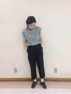 「アイテム（バレエシューズ）」を使った、a y kさん（レディース・157cm・20代）の夏コーディネート