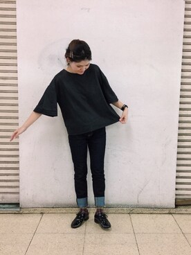 「アイテム（バレエシューズ）」を使った、a y kさん（レディース・157cm・20代）の秋コーディネート