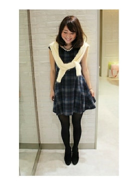 MIHOさん（レディース・162cm）の冬コーディネート