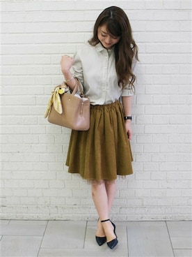 「LIMITLESS LUXURY（リミットレスラグジュアリー）のアイテム」を使った、MIHOさん（レディース・154cm）の夏コーディネート