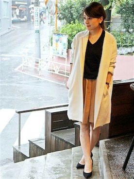 「LIMITLESS LUXURY（リミットレスラグジュアリー）のアイテム」を使った、MIHOさん（レディース・154cm）の秋コーディネート