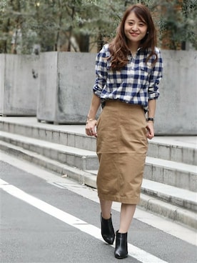 「LIMITLESS LUXURY（リミットレスラグジュアリー）のアイテム」を使った、MIHOさん（レディース・154cm）の秋コーディネート