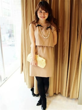 「LIMITLESS LUXURY（リミットレスラグジュアリー）のアイテム」を使った、MIHOさん（レディース・154cm）の秋コーディネート