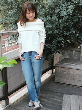 「LIMITLESS LUXURY（リミットレスラグジュアリー）のアイテム」を使った、MIHOさん（レディース・154cm）の冬コーディネート