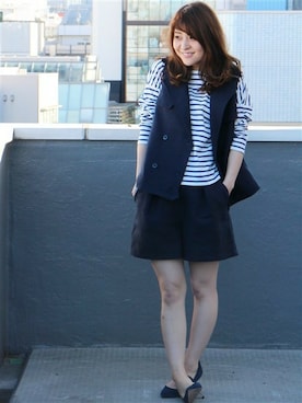 「LIMITLESS LUXURY（リミットレスラグジュアリー）のアイテム（その他アウター）」を使った、MIHOさん（レディース・154cm）の冬コーディネート