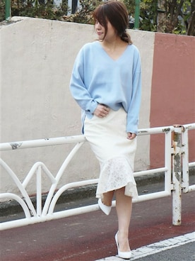 「LIMITLESS LUXURY（リミットレスラグジュアリー）のアイテム」を使った、MIHOさん（レディース・154cm）の冬コーディネート