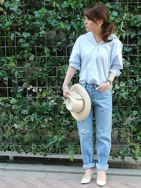 「LIMITLESS LUXURY（リミットレスラグジュアリー）のアイテム」を使った、MIHOさん（レディース・154cm）の冬コーディネート