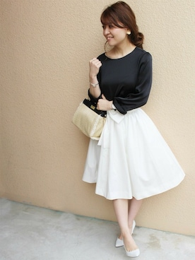 「LIMITLESS LUXURY（リミットレスラグジュアリー）のアイテム」を使った、MIHOさん（レディース・154cm）の春コーディネート