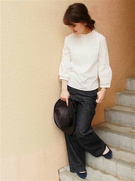 「LIMITLESS LUXURY（リミットレスラグジュアリー）のアイテム」を使った、MIHOさん（レディース・154cm）の春コーディネート