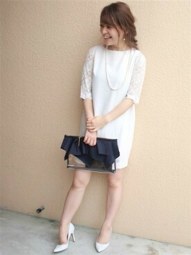 「LIMITLESS LUXURY（リミットレスラグジュアリー）のアイテム」を使った、MIHOさん（レディース・154cm）の春コーディネート