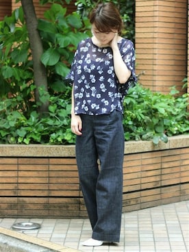 「LIMITLESS LUXURY（リミットレスラグジュアリー）のアイテム」を使った、MIHOさん（レディース・154cm）の夏コーディネート