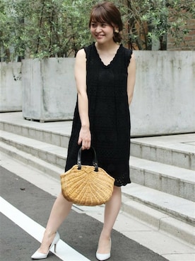 「LIMITLESS LUXURY（リミットレスラグジュアリー）のアイテム」を使った、MIHOさん（レディース・154cm）の夏コーディネート