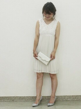 「きちんとスタイル」｜MIHOさん（レディース・154cm）の夏コーディネート