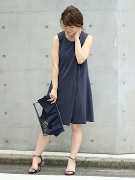 「summer」｜「アイテム（オールインワン・サロペット）」を使った、MIHOさん（レディース・154cm）の夏コーディネート