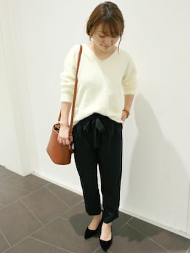 「LIMITLESS LUXURY」｜「アイテム（パンプス）」を使った、MIHOさん（レディース・154cm）の秋コーディネート