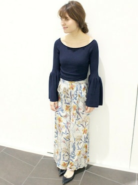 「LIMITLESS LUXURY」｜「アイテム（パンツ）」を使った、MIHOさん（レディース・154cm）の秋コーディネート