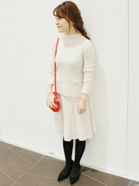 「LIMITLESS LUXURY」｜「アイテム（パンプス）」を使った、MIHOさん（レディース・154cm）の秋コーディネート