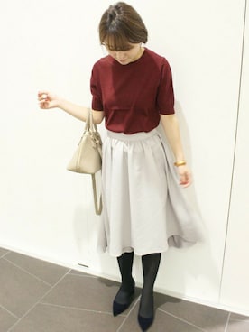 「LIMITLESS LUXURY（リミットレスラグジュアリー）のアイテム」を使った、MIHOさん（レディース・154cm）の秋コーディネート